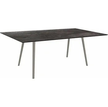 Jídelní stůl Stern Jídelní stůl Interno, Stern, obdélníkový 180x100x75 cm, profil nohou čtvercový, rám hliník barva dle vzorníku, deska HPL barva dle vzorníku