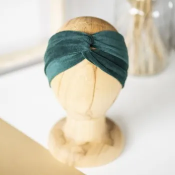 Kojenecká čepice Looks by Luks Čelenka Velvet - Sacramento Queen