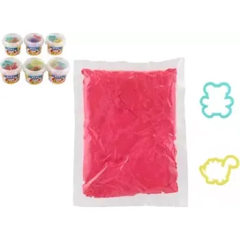 Modelovací hmota Nara Teddies Plastelína 200 g s vykrajovátky 2 ks