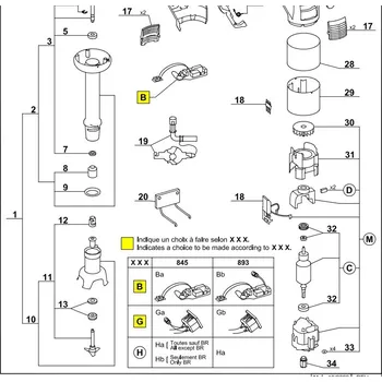 ROBOT COUPE s.n.c. Robot Coupe ND CMP 250, 300, 350, 400 NŮŽ MIXÉRU VČ. TĚSNĚNÍ A MOSAZNÉHO POUZDRA (89676)