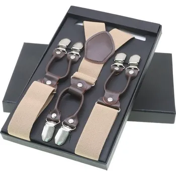 Kšandy Pánské kšandy béžová Brian Tmavě béžová