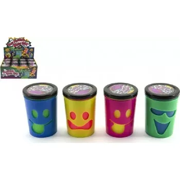 Modelovací hmota Teddies Sliz hmota s obličejem tekoucí prdící 80 g