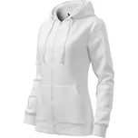 Malfini Trendy Zipper 411 Mikina dámská Barva: Bílá, Velikost: 2XL 4110017