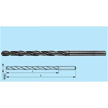 Vrták Stim Zet A250700T000S - Vrták na kov pr. 7,0 mm délka 156/102mm, válcová stopka, prodloužený, PN 2916 pasivovaný HSS