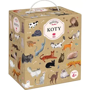 Puzzle Puzzle 60 dílků Puzzlove - Kočky