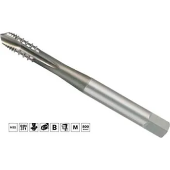 Závitořezný nástroj Ruko 272060 - Závitník strojní M 6 x 1,0 mm HSS, typ 3043, DIN 371 ISO2 (6H)