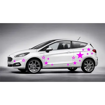 Polep vozidla Home Deco Auto polep - Hvězdičky Sada 42 ks.