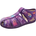 „Dětské bačkory Milami 114C-DX-32 fialové s hvězdami | Botonožka.cz“ Velikost: 25