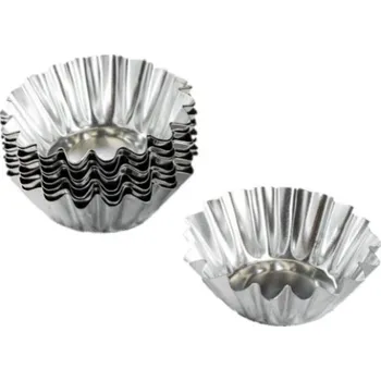 Nádoba na pečení Kovová forma na pečení cupcaků 9cm 10ks