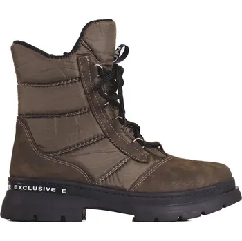 Dívčí sněhule Šněrovací tmavě zelené sněhule 22-62062GR Velikost: 37