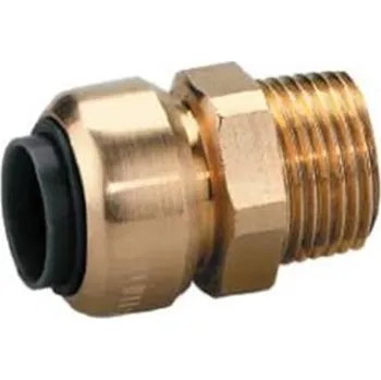 Dílna Schneider 2813101780 - Spojka zástrčná 15mm, STV-GES15-G1/2"a, 15bar, mosazná