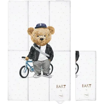 Přebalovací podložka CEBA Přebalovací podložka Fluffy Puffy Bart (80x50) 80x50 bílá