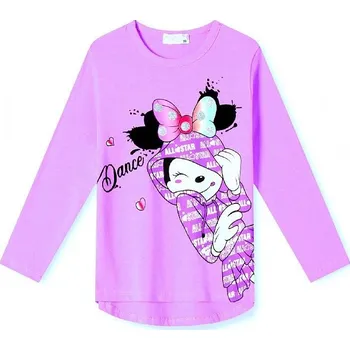 Dívčí tričko DÍVČÍ TRIČKO HC0748 VELIKOSTI 98-128 Velikost: 104, Barva: Fialková