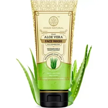 Čistící gel Čisticí pleťový gel Aloe Vera, Khadi Natural