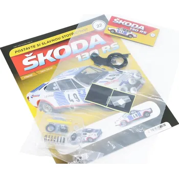 autíčko DeAgostini Škoda 130 RS 1:8 - časopis #22 se stavebnicí Škoda 130 RS 1:8 - časopis #22 se stavebnicí