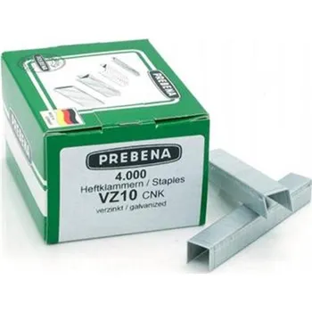 Průmyslová sponka Prebena VZ-10 CNK - Spony do sponkovačky výška 10 mm šíře 10,5 mm, (bal. 4 000ks)