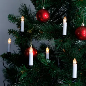 Lampička STAR TRADING Svea pohádková světla, LED, dvojité vlákno 16fl - Celková délka 1 200 cm; délka přívodního vedení 150 cm; vzdálenost mezi hořícími body 70 cm; výška svíček 11 cm zelená, bílá 16 x 0,2 W LED - Doprava zdarma