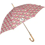 PERLETTI Dámský automatický deštník Green Tulipani, 19150