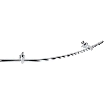 Držák na ručník Držák ručníků na otopné těleso oblý, 600 × 40 × 95 mm, chrom (43757) HOPA