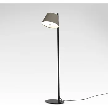 Lampička MARSET Tam Tam stojací lampa, 1 zdroj matná hnědá - stínidlo - průměr 22 cm, výška 13 cm;délka kabelu 200 cm matná černá, matná hnědošedá 1 x 8 W LED - Doprava zdarma