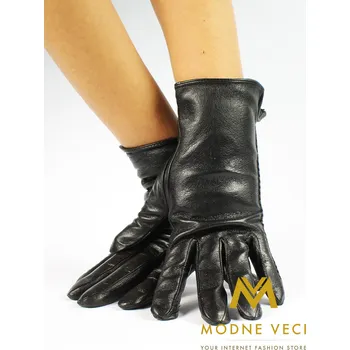 Rukavice Dámské kožené rukavice - černé 3 poškozené, VELIKOST 2XL ( 8,5 )