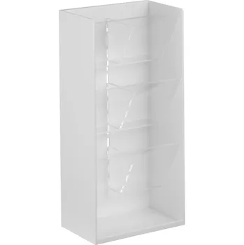 Úložný box Bílý plastový kosmetický organizér Yamazaki Tower