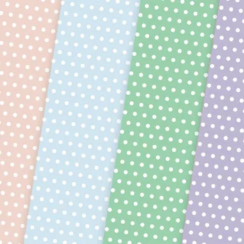 Barevný papír Galeria Papieru ozdobný papír Puntíky pastelové 200g, 20ks GP08LK76
