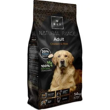 Krmivo pro psa Rex Natural Range Adult Kuřecí 14 kg