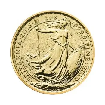 1 unce zlatá mince Britannia 2016