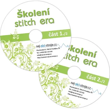 Grafický software ERA STITCH - videonávod - 2 DVD
