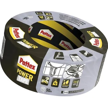 Lepicí páska Černá Lepicí Páska Tejpa PATTEX Power Tape Black až 50m 50m