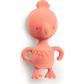 LILLIPUTIENS chrastítko plameňák Anais z přírodního kaučuku, od 3 měsíců