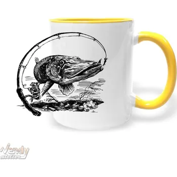 Hrnek - Štika Barva: Žlutá