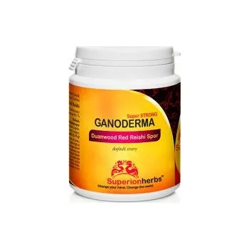 Přírodní produkt Superionherbs Ganoderma Red Reishi SPOR, 90 kapslí (Zdravé stárnutí)