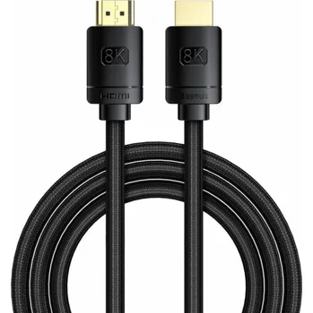 Video kabel Kabel HDMI 2.1 řady High Definition, 8K 60Hz, 3D, HDR, 48Gbps, 2m (černý)