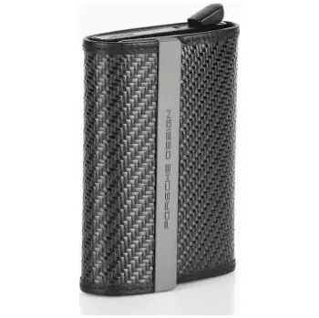 Peněženka PORSCHE DESIGN Secrid carbon Cardholder Pouzdro na karty z uhlíkových vláken černá (Exkluzivní pouzdro na karty od Secrid s karbonovým materiálem.)