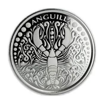 1 unce stříbrná mince EC8 Anguilla - Lobster 2018