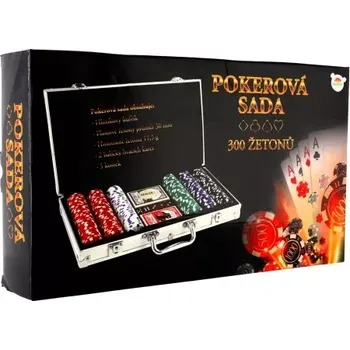 Hračka Pokerová sada v hliníkovém kufříku 300ks