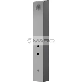 Sanela Panel sprchový nerezový SLZA 31 nástěnný žetonový RFID, pro jednu vodu, 24V DC, 89310