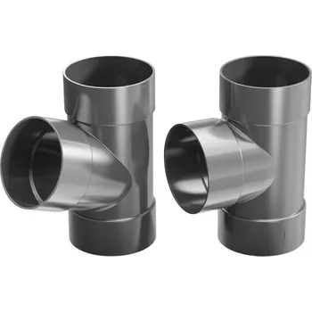 okap GUTTA Plastové napojení do svodu Gutta Aqua 110 mm cihlově červená Varianta: Aqua napojení do PVC svodu 67,5° - 110 mm - antracit