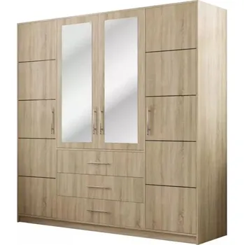 Šatní skříň ArtStol Šatní skříň BALI D4 | dub sonoma 196 cm