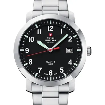 Hodinky Swiss Military SM34083.07 Mens Watch 40mm 5ATM