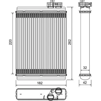 Výměník tepla HART Výměník tepla, vnitřní vytápění 630 920