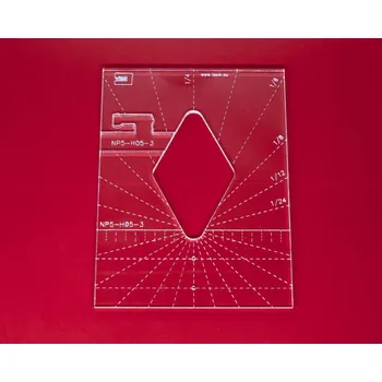 Příslušenství k šicímu stroji Quiltovací pravítko tvar diamant 3 inch NP5-H05-3