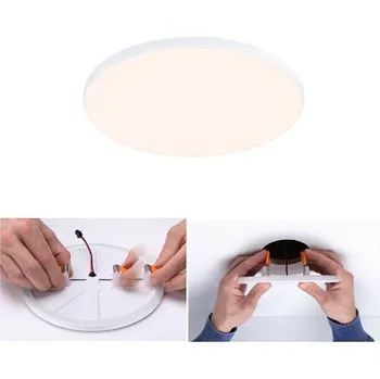 Lampička Paulmann Veluna Edge IP44 3000K dimm Ø 16cm - Instalační průměr 6,8 - 14 cm bílá LED 12 W celkem - Doprava zdarma