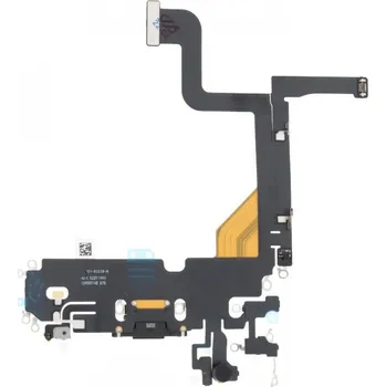 Flex kabel nabíjecího portu pro iPhone 13 Pro OEM - Černý