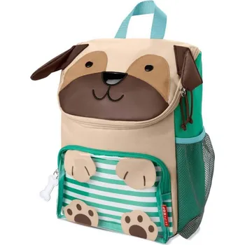 Dětský batoh SKIPHOP Batoh Zoo BIG Puggle 3r+ 25x11x36 zelená