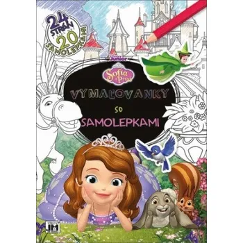 Slovenský jazyk Vymaľovanky so samolepkami Sofia prvá
