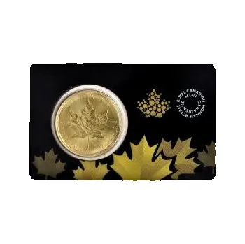 1 unce zlatá mince Javorový list 2015 in Blisterkarte