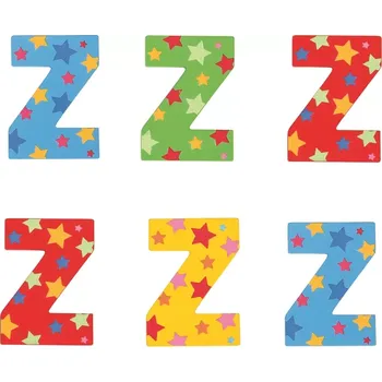 Dřevěná hračka Bigjigs Toys hvězdičkové písmenko Z